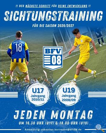 Sichtungstrainings beim BFV 08